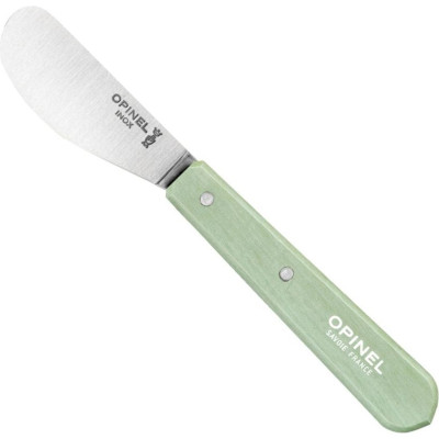 Нож для масла Opinel №117, деревянная рукоять, блистер, нержавеющая сталь, шалфейный